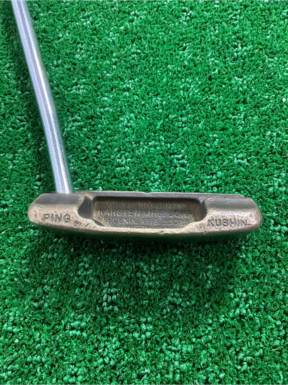 Ping Karsten Kushin “Phoenix” Bronze Golf Putter RH Preowned 35”